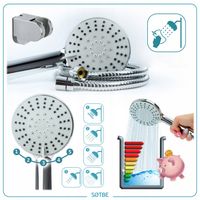 Bateria wannowa z chowaną wylewką Kran do wanny i prysznica składany SOTBE