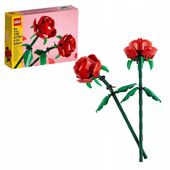 LEGO Iconic 2 czerwone róże 40460 kwiaty
