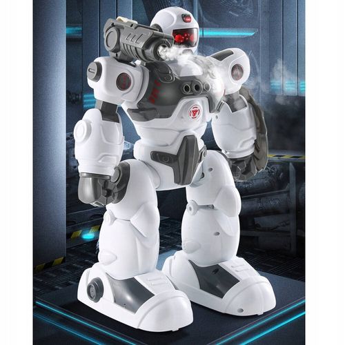 MULTIFUNKCYJNY ROBOT STEROWANY STRZELA STRZAŁKAMI PARĄ PILOT PROGRAMOWANIE na Arena.pl