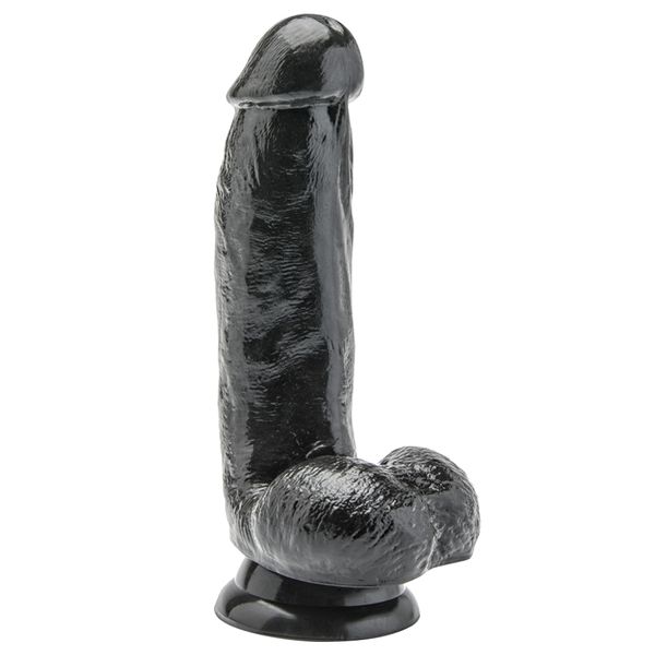 Dildo Get Real Black 6'' zdjęcie 3