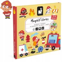 Układanka Magnetyczna Strażacy Magneti'stories 3+ Janod