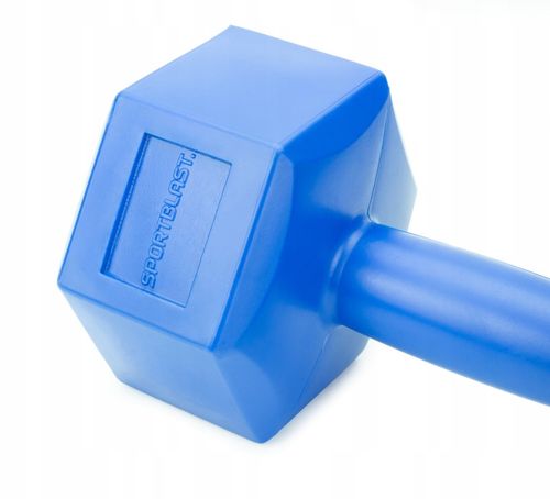 HANTLE 2x5kg hantelki CIĘŻARKI ZESTAW HANTLI BITUMICZNE do ćwiczeń 10kg na Arena.pl