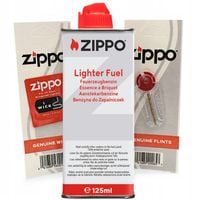 zippo zestaw oryginalny - benzyna + knot + kamienie akcesoria