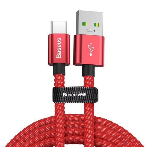Baseus kabel Double Fast USB na typ-C 5A czerwony na Arena.pl