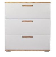 Szafka na buty Leida 2 szer. 100 BIAŁY MATOWY / DĄB FORNIR