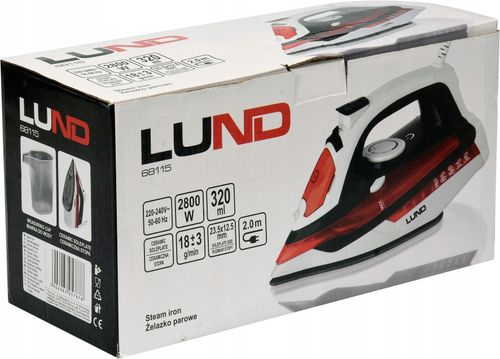 LUND ŻELAZKO PAROWE 2800W 320ml... na Arena.pl