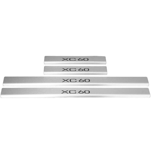 Listwa progowa VOLVO XC60 MK2 Stal nierdzewna 304 mat z czarnymi literami na Arena.pl