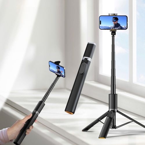 TECH-PROTECT L08S BLUETOOTH SELFIE STICK TRIPOD BLACK na Arena.pl