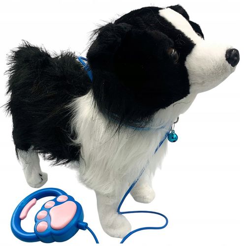 Interaktywny piesek na smyczy chodzi szczeka pies na Arena.pl