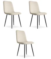 Krzesło RIFT - beż / nogi kolor czarny x 3