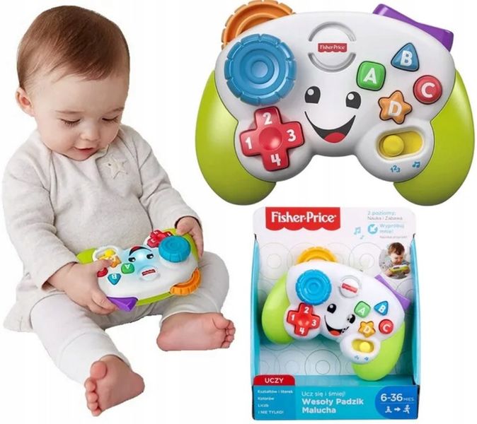 Fisher-Price Ucz się i śmiej! Wesoły Padzik Malucha Zabawka edukacyjna POL zdjęcie 1