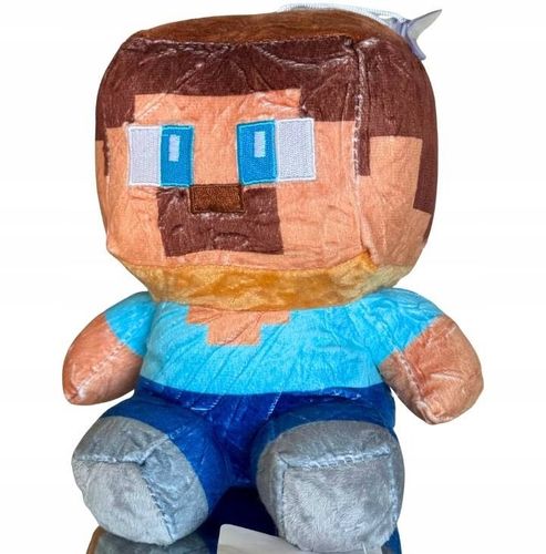 PLUSZOWA MASKOTKA MINECRAFT STEVE DIAMENTOWY 20 CM na Arena.pl