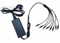 ZASILACZ DO KAMER CCTV 12V DC 8A 8 WYJŚĆ 12 V 8 A