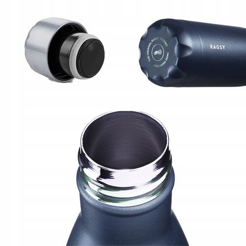 Butelka Termiczna 1000ml / 1L BPA FREE 12/24H - Ink Blue/Granatowa na Arena.pl