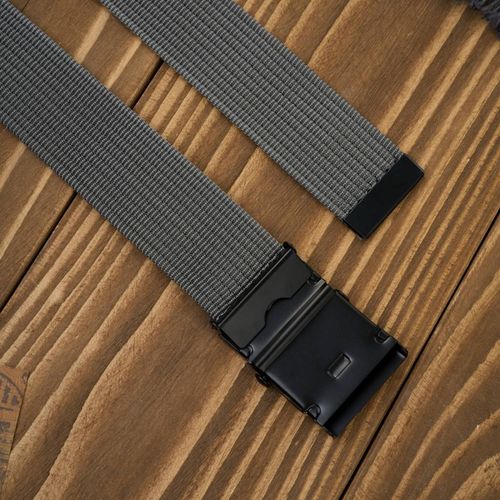 pasek do spodni męski 115 cm klasyczny pasek parciany grafitowy na Arena.pl