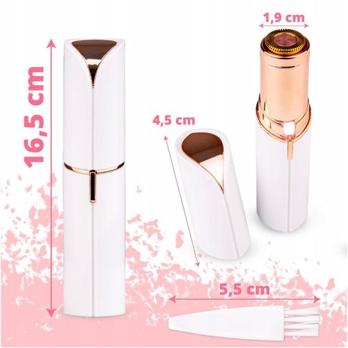 DEPILATOR TRYMER DAMSKI DO TWARZY DYSKRETNA GOLARKA BEZPRZEWODOWA na Arena.pl