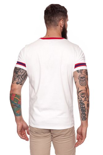 WRANGLER INSERT LOGO TEE OFFWHITE W7B28FK02 XL na Arena.pl