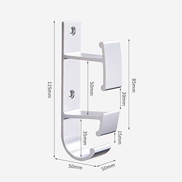 Wieszak Ścienny łazienkowy Aluminium Srebrny na Arena.pl