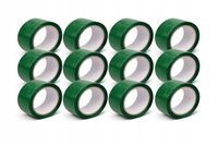 TAŚMA PAKOWA Zielona Samoprzylepna Mocna Akrylowa 48 mm 110 m 12 sztuk