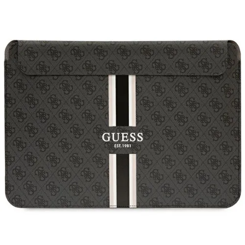 Pokrowiec Guess 4G Printed Stripes na laptopa 14" - czarny na Arena.pl