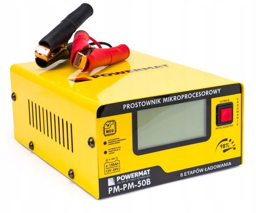 PROSTOWNIK MIKROPROCESOROWY AKUMULATOROWY 12V 24V PM-PM-50B na Arena.pl