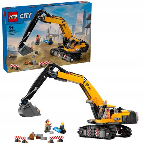 60420 - lego city - żółta koparka na Arena.pl