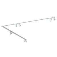 Sufitowy plafon nowoczesny Mono 7753 metalowa do jadalni biała