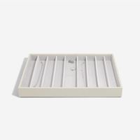 Szkatułka na naszyjniki Stackers 9 komorowa supersize jasnobeżowa