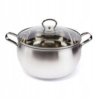 2X Garnek nierdzewny FLORINA Alex 6,6 Litra 24 cm Indukcja INOX