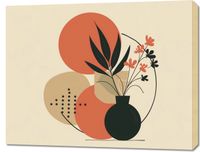 Obraz 90x70cm Wazon z Kwiatami