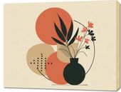 Obraz 90x70cm Wazon z Kwiatami