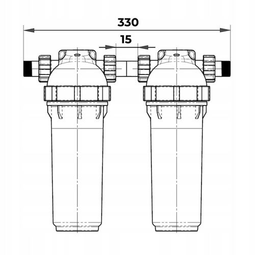 4 filtry 2x polipropylenowy jonowymienny węglowy na Arena.pl