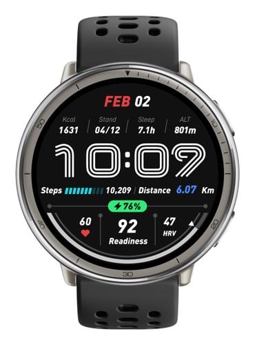 Smartwatch AMAZFIT Active 2 NFC Czarno-srebrny na Arena.pl