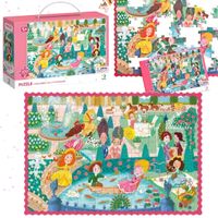 puzzle edukacyjne księżniczka na spacerze 100 el. dodo 300404