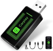 Lyssiefeel Adapter Bezprzewodowy CarPlay iPhone Kompaktowy Auto