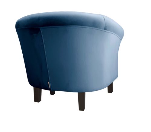 Fotel Milo nogi venge niebieski MG33 na Arena.pl