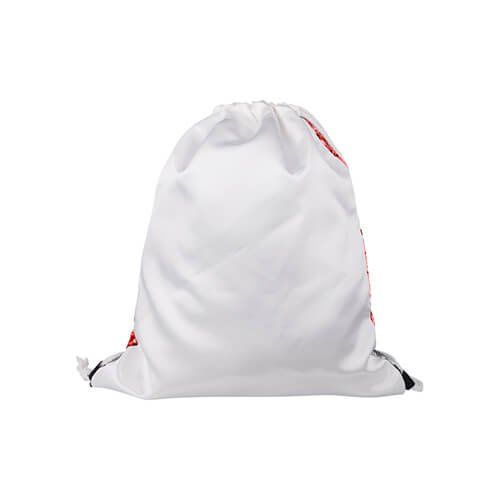 Worek na plecy 36 x 45 cm z dwukolorowymi cekinami do sublimacji - czerwony na Arena.pl