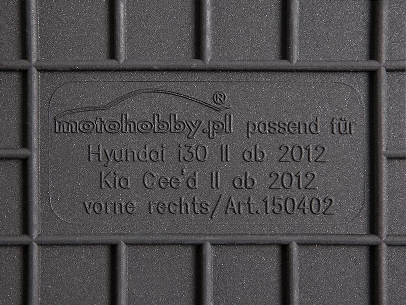 DYWANIKI GUMOWE DEDYKOWANE do Kia Ceed II (od 12) zdjęcie 2