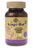 SOLGAR Kangavites Multivitamin & Mineral - do ssania ( jagodowy) (60 tabl.)