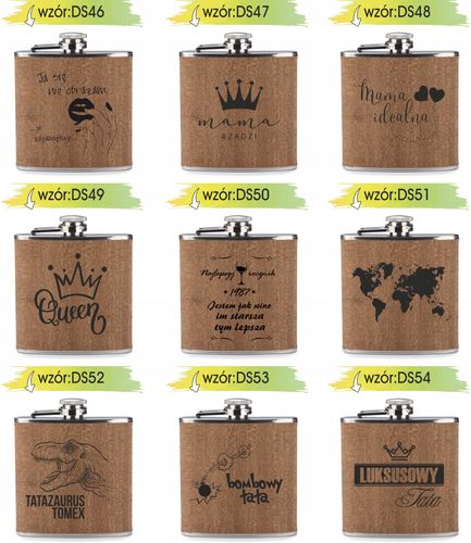 GRAWER Piersiówka 200 ml personalizowany prezent dla chłopaka na Arena.pl