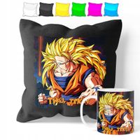 ZESTAW: KUBEK + POSZEWKA -DRAGON BALL ANIME - PREZENT WIELE WZORÓW + IMIĘ