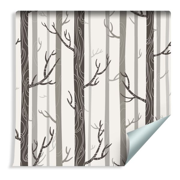 Tapeta Drzewa w Pastelowych Barwach zdjęcie 1