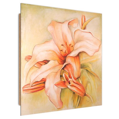 Deco Panel, Pomarańczowe lilie 80x80 na Arena.pl
