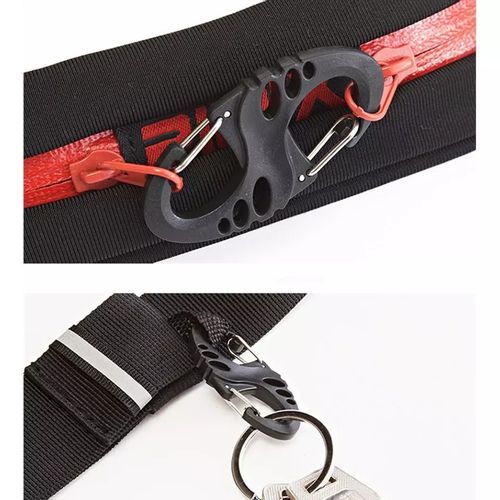 Mini karabińczyk klamra haczyk do kluczy plecak pasek taktyczny plastikowy na Arena.pl