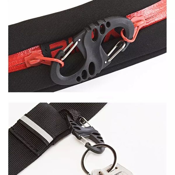 Mini karabińczyk klamra haczyk do kluczy plecak pasek taktyczny plastikowy zdjęcie 4