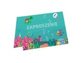 Zaproszenia urodzinowe Podwodny Świat, 6 szt.