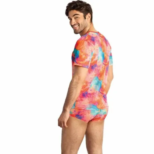 anais men t-shirt falcon xl - bananowy wzor, miękka lycra na Arena.pl