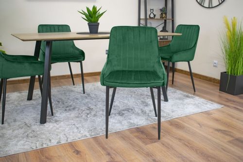 Krzesło MONZA - zielony aksamit x 2 na Arena.pl