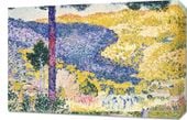 Obraz 60x40cm Valley with Fir, Henri-Edmond Cross do Salonu