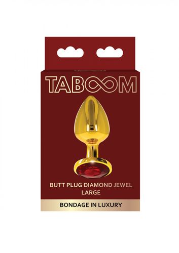 butt plug with diamond jewel l gold na Arena.pl